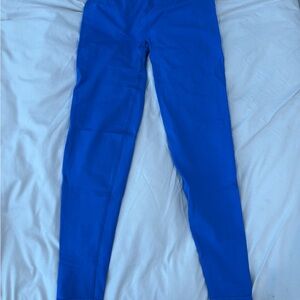 Royal Blue Scrunch Workout Leggings